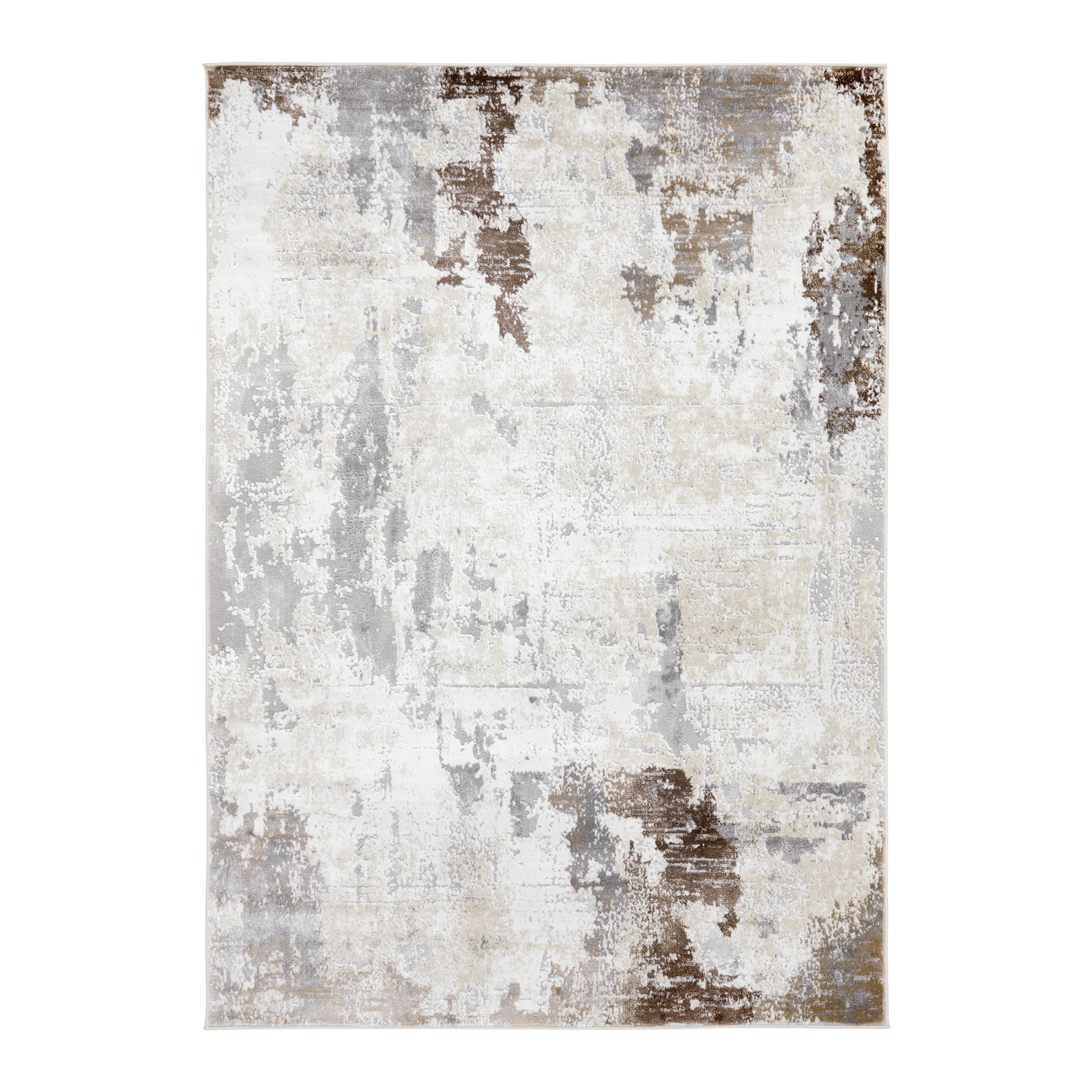 TKANÝ KOBEREC LUCY - šedá/béžová, Moderní, textil (120/170cm) - Modern Living