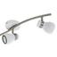 LED-Deckenleuchte Arboledas - Weiß/Nickelfarben, MODERN, Metall (10,5/56cm) LED-Deckenleuchte Arboledas - Weiß/Nickelfarben, MODERN, Metall (10,5/56cm)