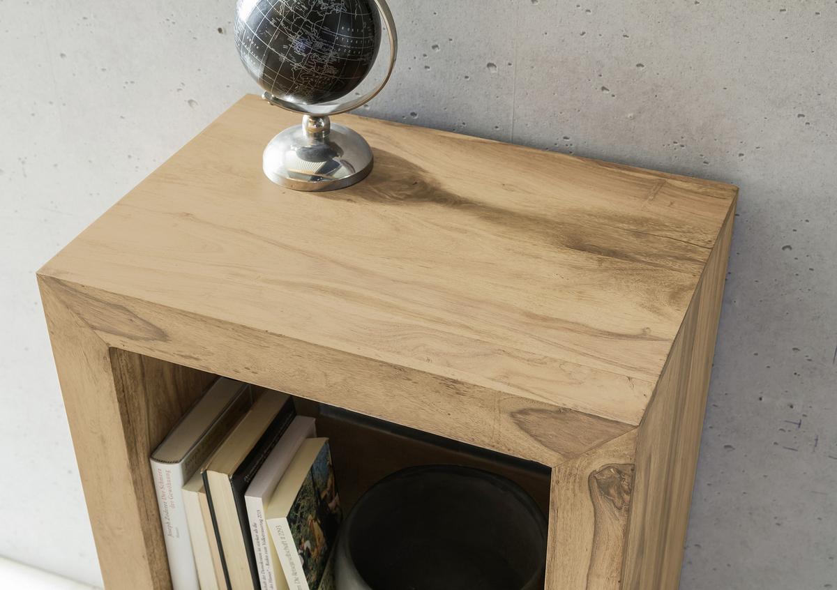 Standregal Massiv Mumbai 50 cm Akaziefarben - Akaziefarben, MODERN, Holz (50/88/35cm) - MID.YOU