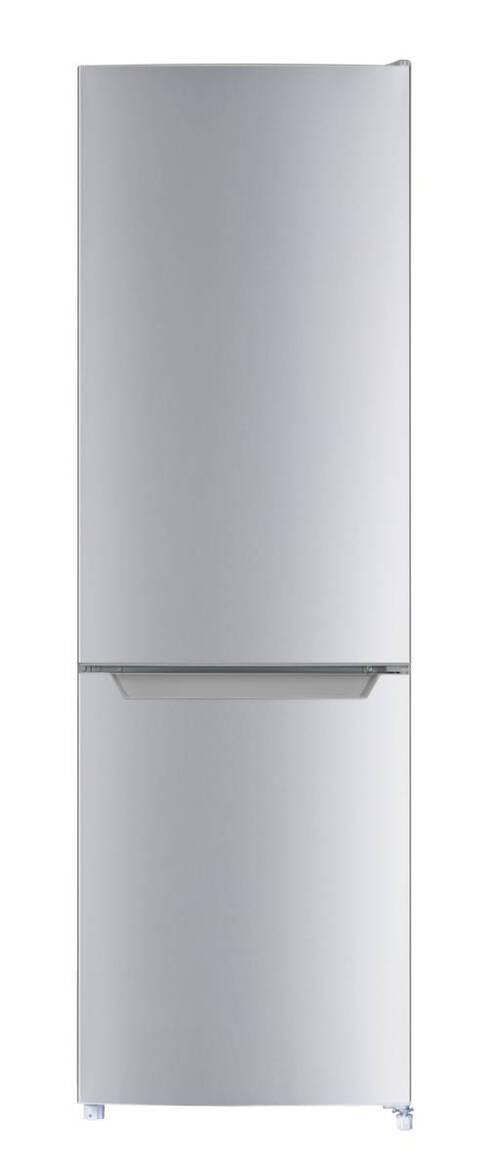 Kühlgefrierkombination Savo Silberfarben 48+109 L - Silberfarben, Trend, Glas/Kunststoff (47,4/144/49,5cm) - Respekta