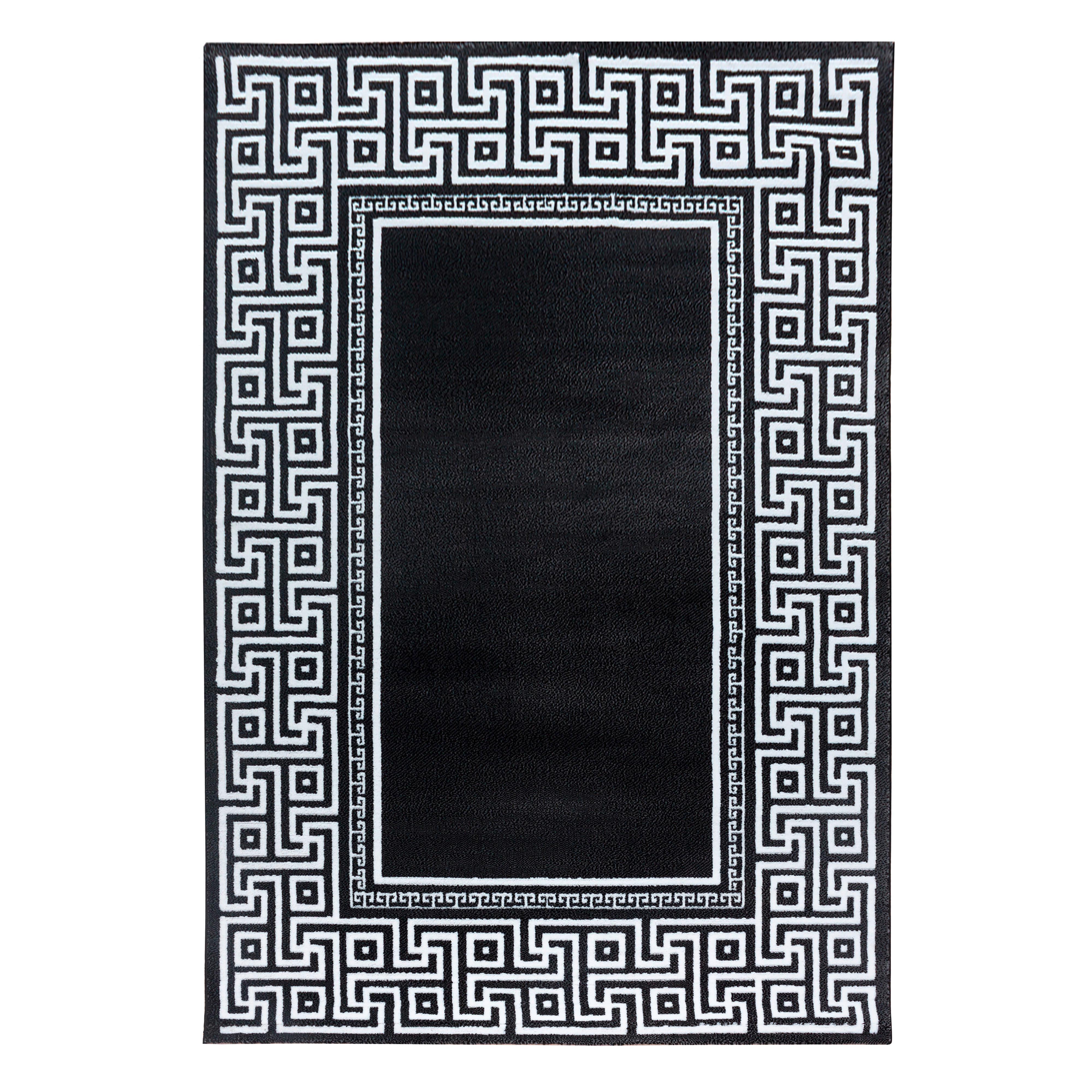 Flachwebteppich Parma - Schwarz, Design, Textil (140/200cm) - Novel