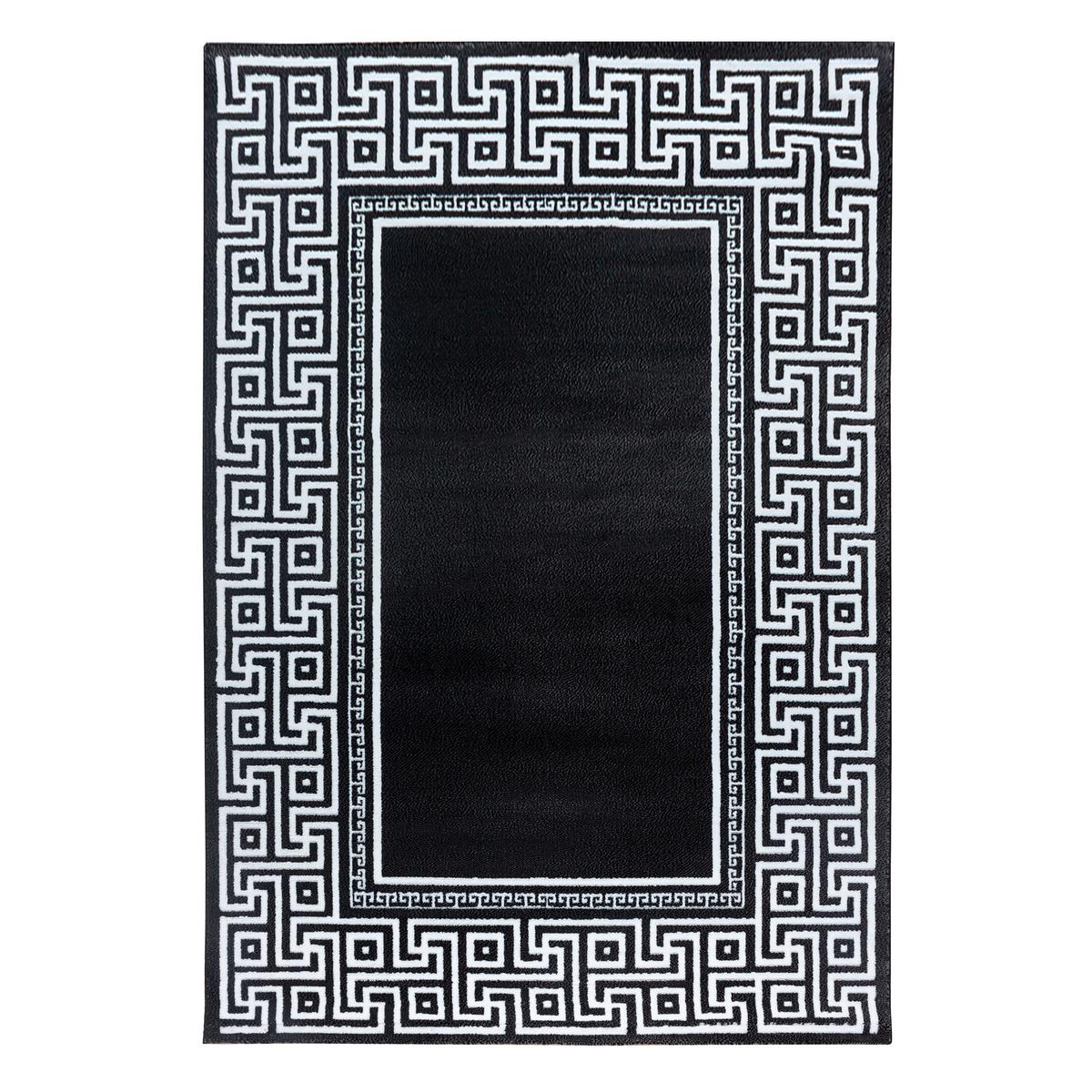 Flachwebteppich Parma - Schwarz, Design, Textil (240/340cm) - Novel