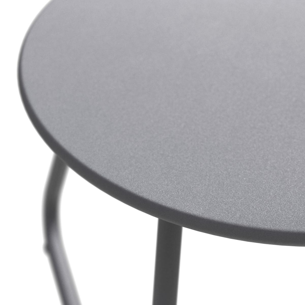 Balkonset Braga - Anthrazit/Hellgrau, MODERN, Textil/Metall - Beldano