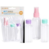 REISEFLASCHEN-SET SONJA - Multicolor, Basics, Kunststoff (12/4.0/18.5cm)