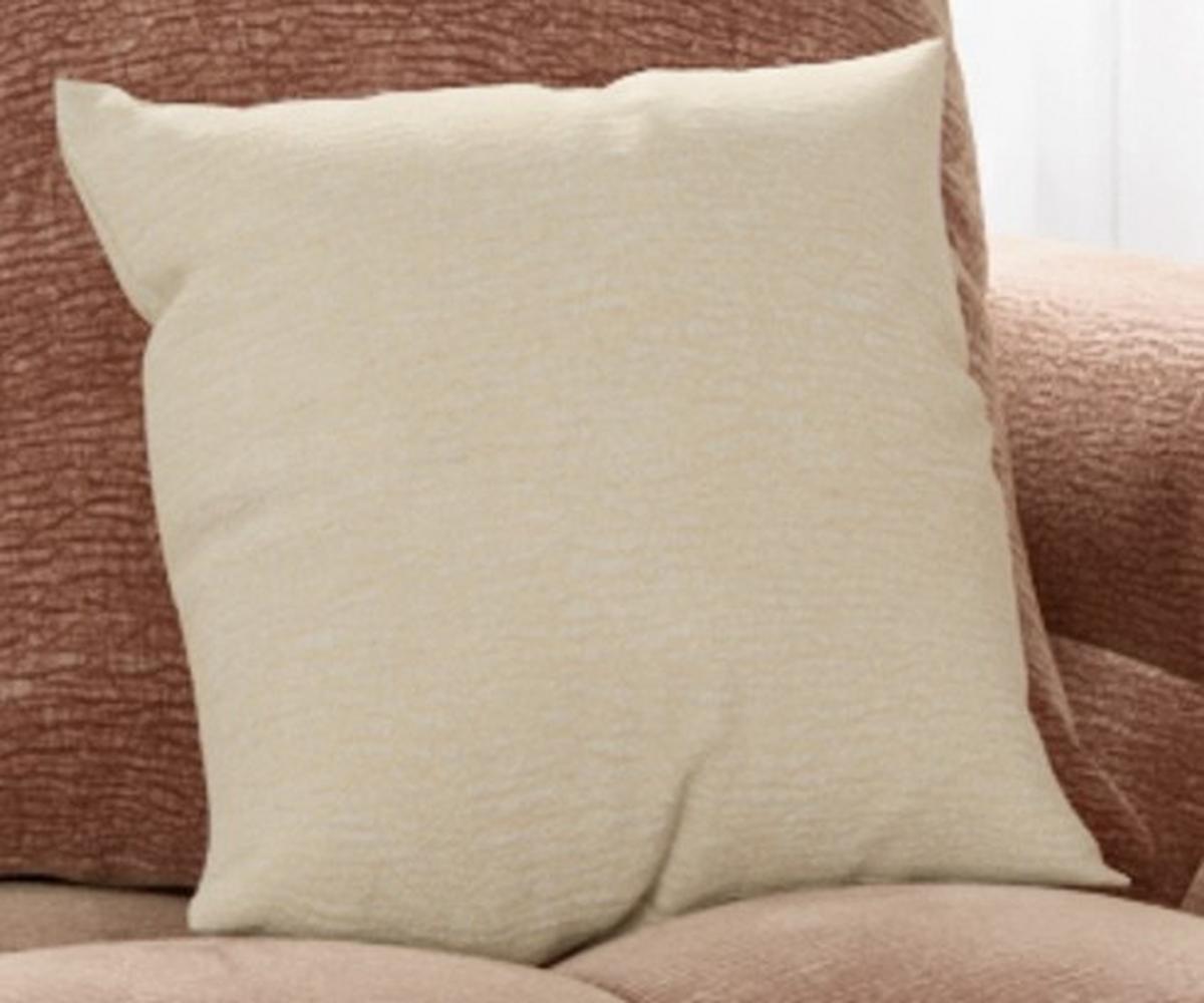 3-dílná sada polštářů PANDA, slonovinová žinylka CLOUD - slonovinová, Moderní, textil (43/43/15cm) - Premium Living