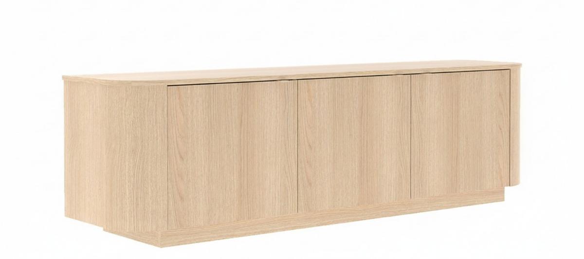 Lowboard Adriatico Eichefarben B: 181 cm - Eichefarben, Design, Holzwerkstoff (181/53/43cm) - MID.YOU