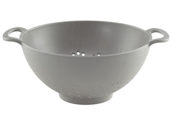 Síto Kuchyňské Solveig - šedá, Moderní, kompozitní dřevo/přírodní materiály (29,7/12cm) - Premium Living Síto Kuchyňské Solveig - šedá, Moderní, kompozitní dřevo/přírodní materiály (29,7/12cm) - Premium Living
