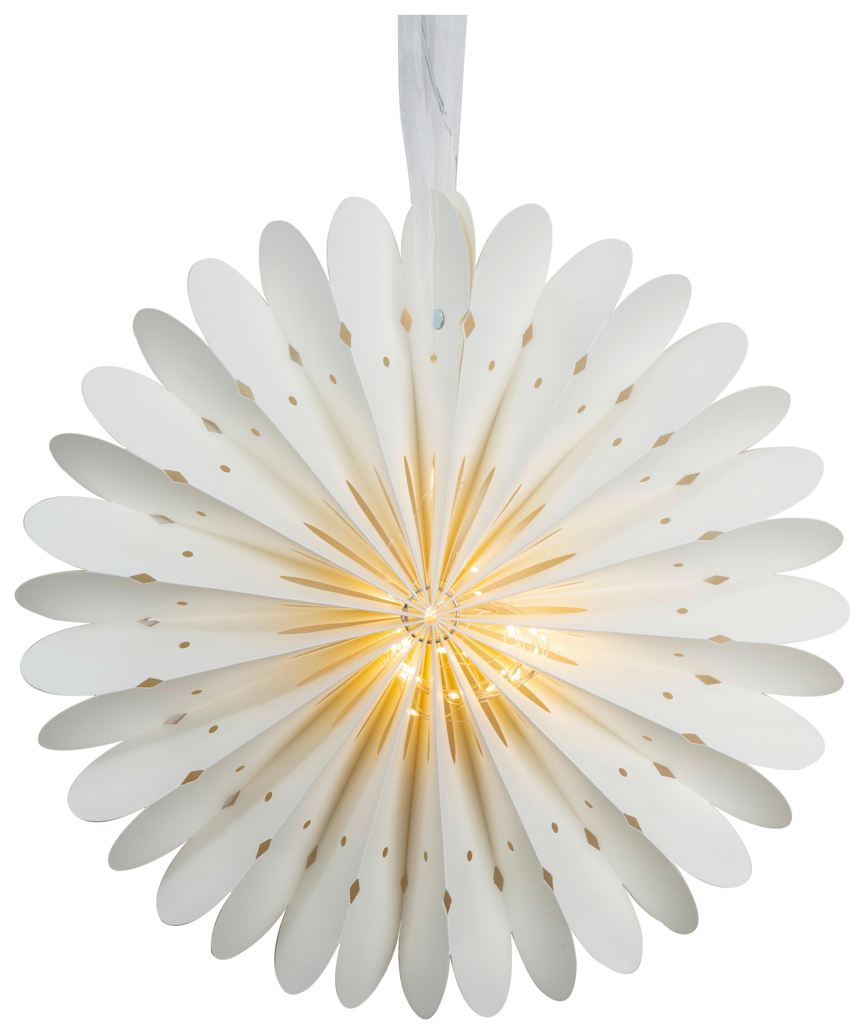 Dekoračné LED svietidlo KIKI - biela, kov/plast (42/42cm) - Mömax