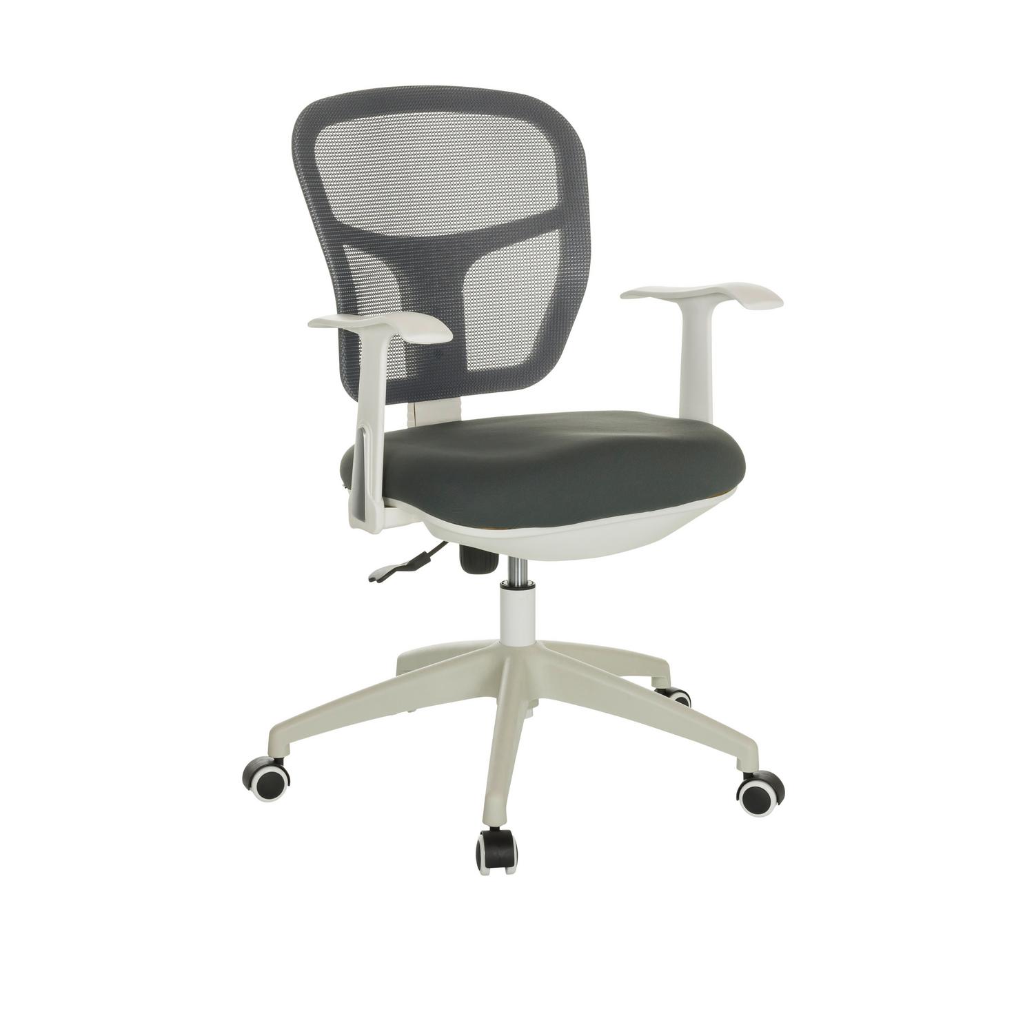 Drehstuhl TOP 108 W Grau 68x90-97x68 cm