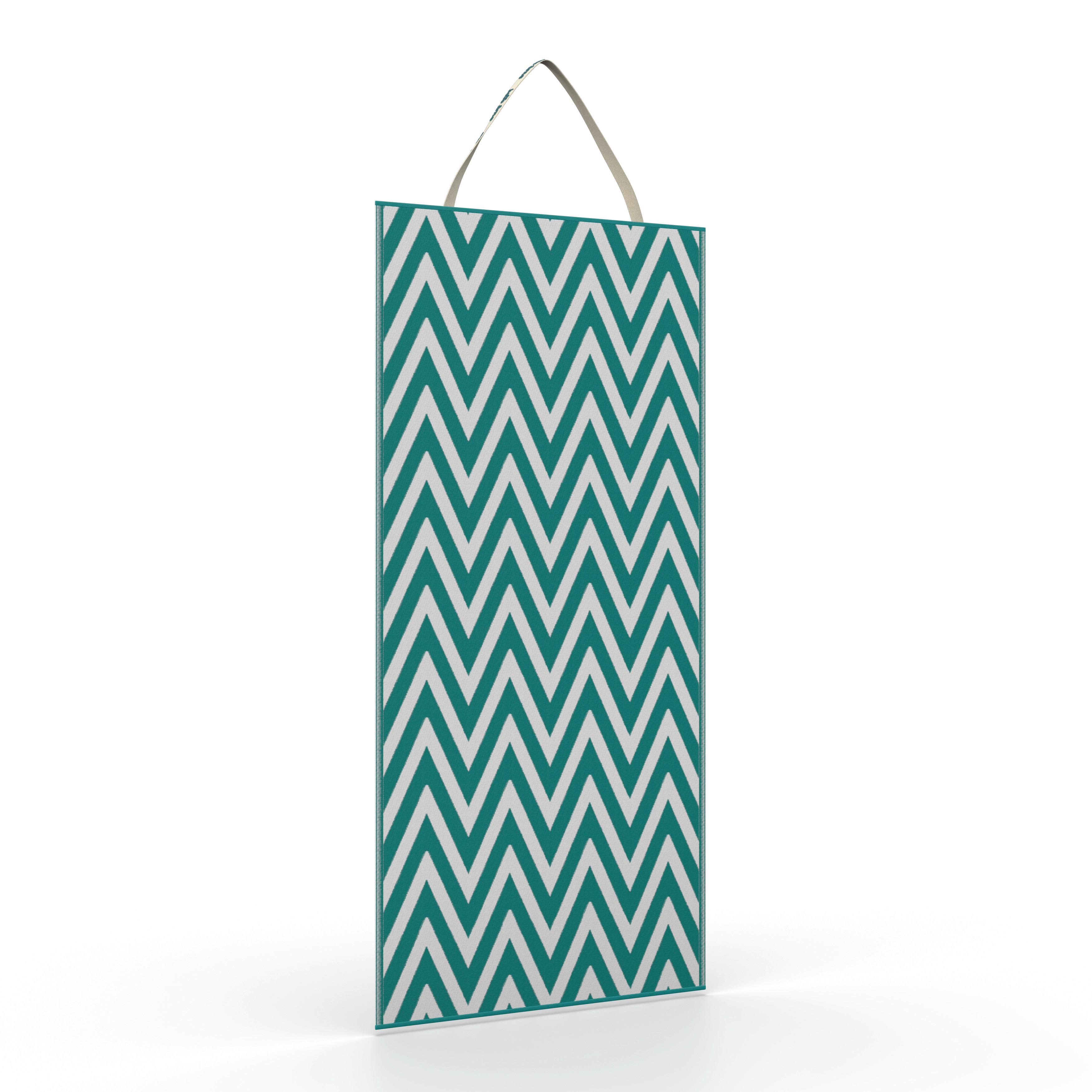 PLÁŽOVÁ PODLOŽKA RIYA - tyrkysová, Moderní, textil/plast (70/170cm) - Bessagi Garden