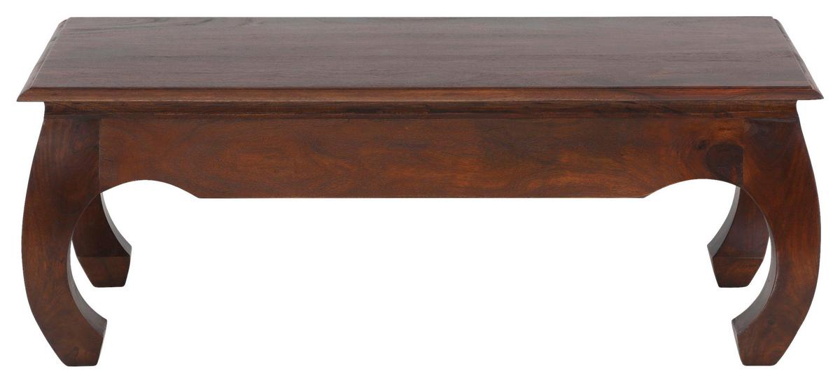 Couchtisch Kumar Braun - Braun/Akaziefarben, Design, Holz (110/40/60cm) - MID.YOU