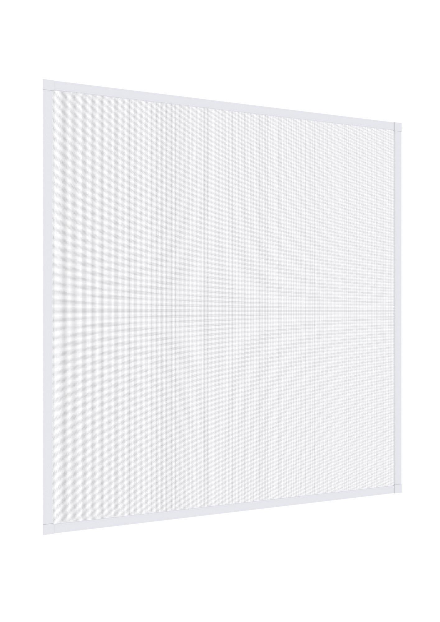 Fliegengitter Fenster 140x150 Cm Weiß - Weiß, Basics, Metall (140/150cm)