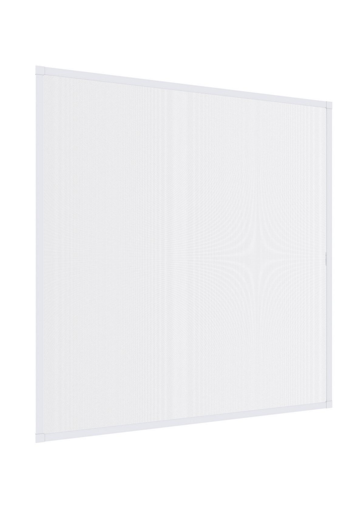 Fliegengitter Fenster 140x150 Cm Weiß - Weiß, Basics, Metall (140/150cm)