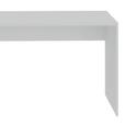 Schreibtisch B135 cm H73 cm Unit, Weiß - Weiß, KONVENTIONELL, Holzwerkstoff (135/73/54,5cm) - Ondega