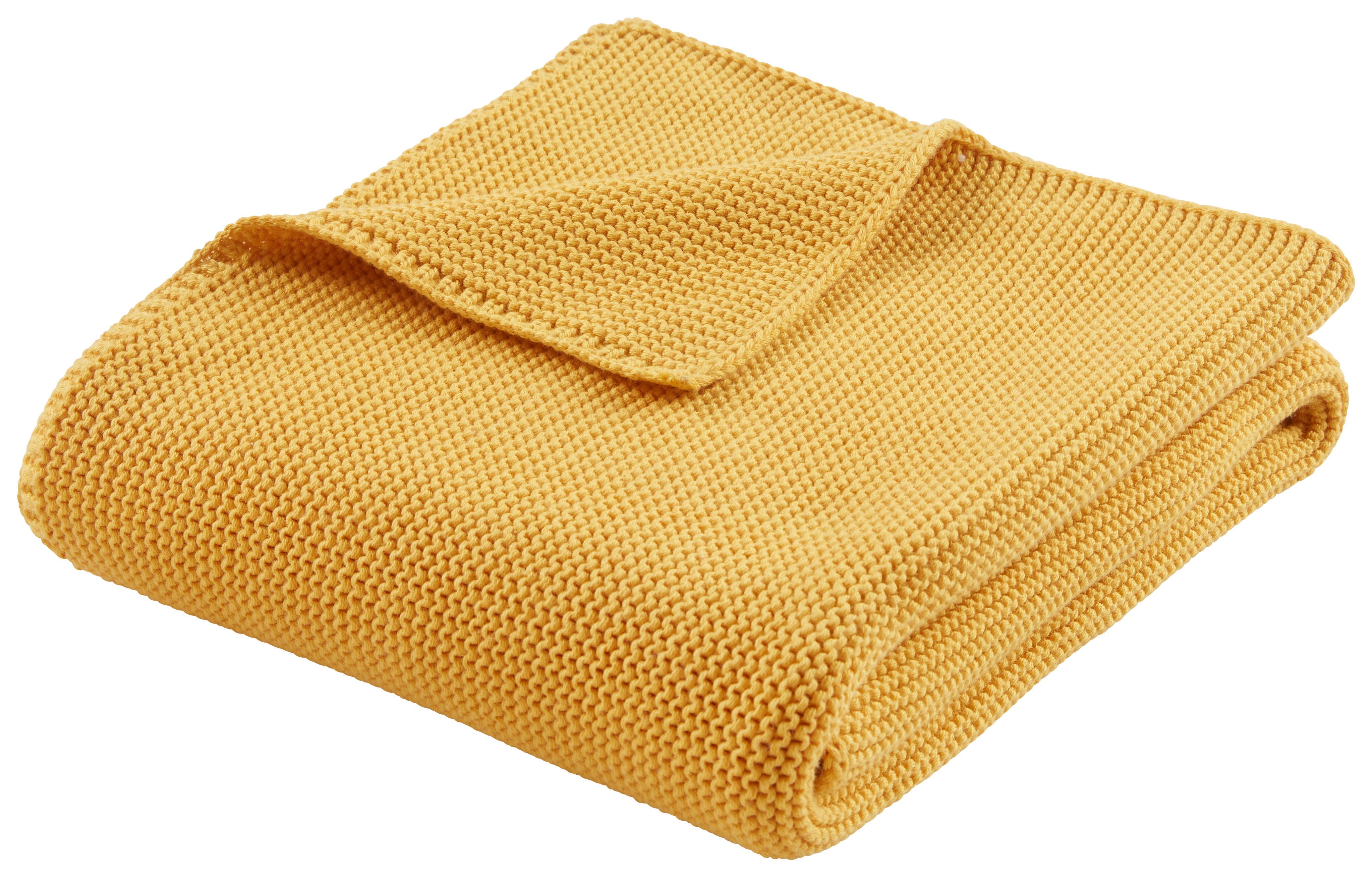 DĚTSKÁ PŘIKRÝVKA Babystrick, 75/100cm, žlutá - žlutá, Konvenční, textil (75/100cm) - Premium Living