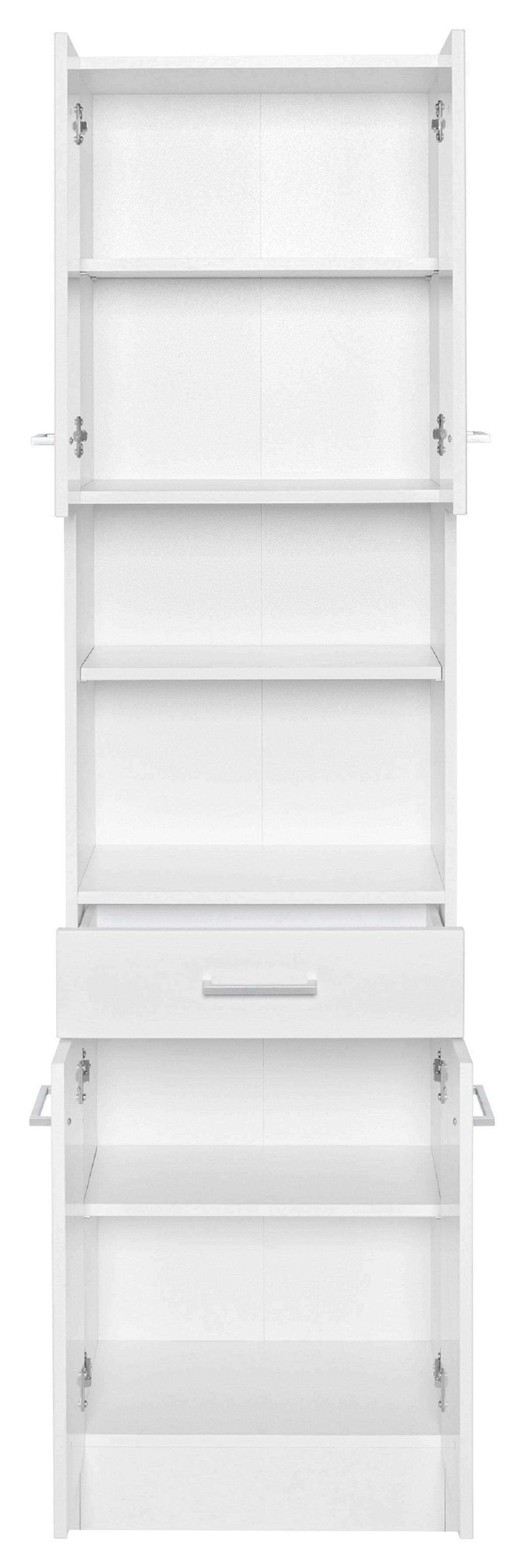 Hochschrank Riga Weiß B:  50 cm - Weiß, MODERN, Holzwerkstoff (50/190/35cm) - Held