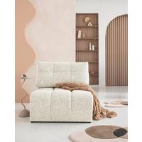 Sofaelement Lulu Beige B: 96cm - Beige/Schwarz, Design, Textil (96/94/96cm) - MID.YOU