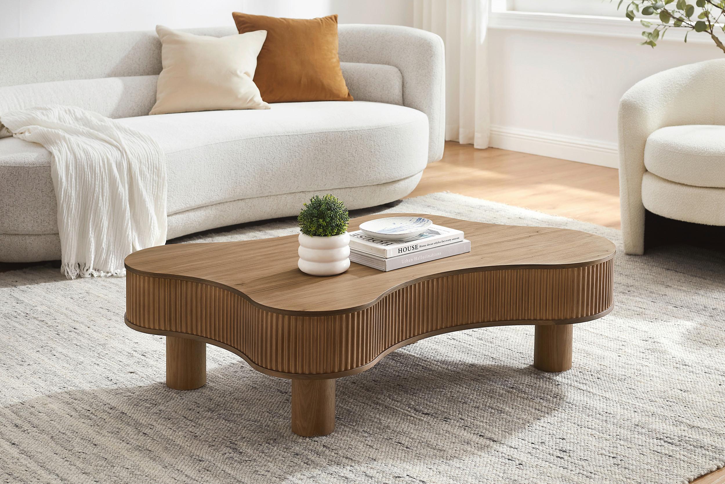 Couchtisch Walnussfarben B: 77 Cm - Walnussfarben, MODERN, Holzwerkstoff (116/77/32cm) - Livetastic