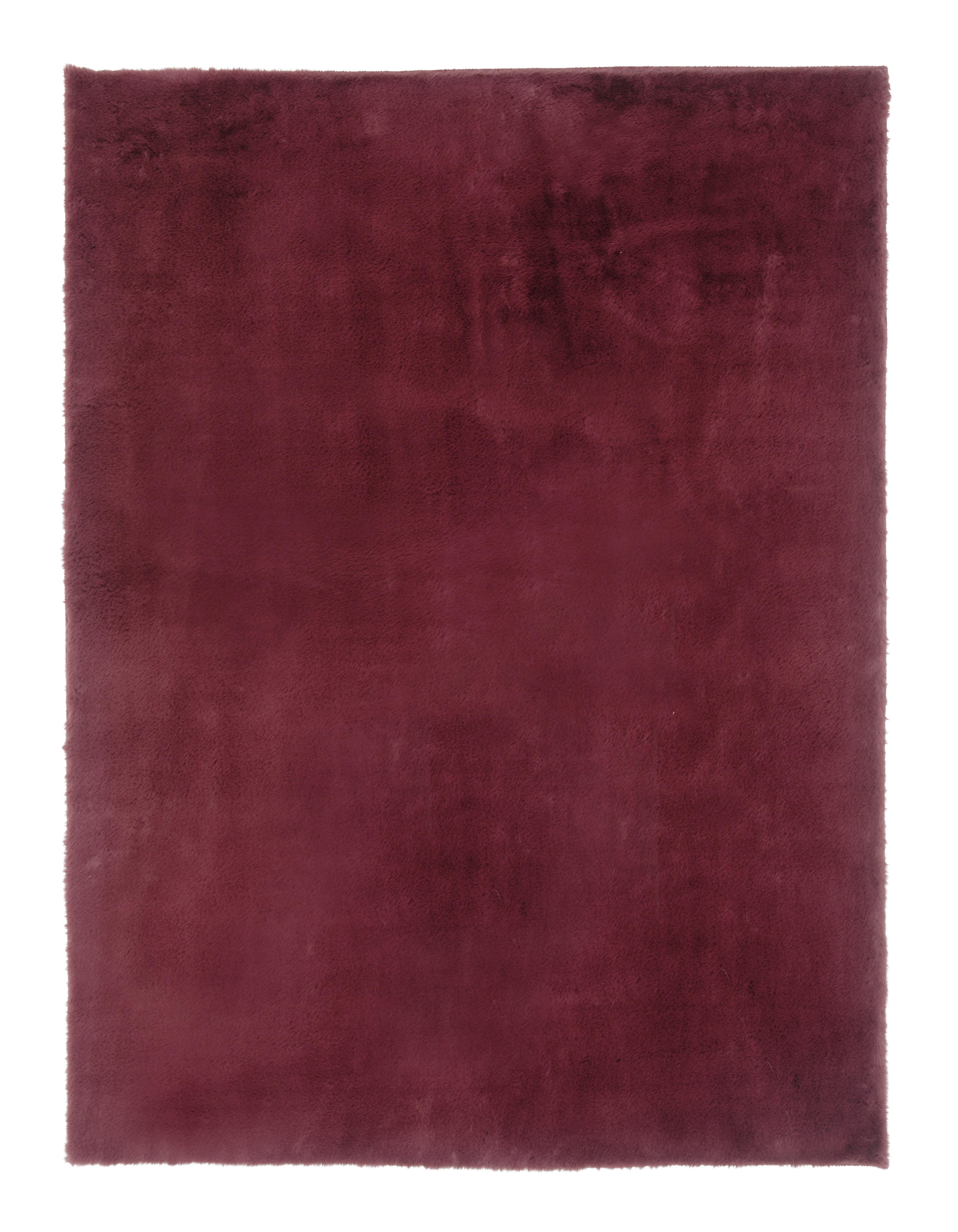 Umelá Kožušina Caroline 3, 160/220cm - bobuľová, textil (160/220cm) - Modern Living