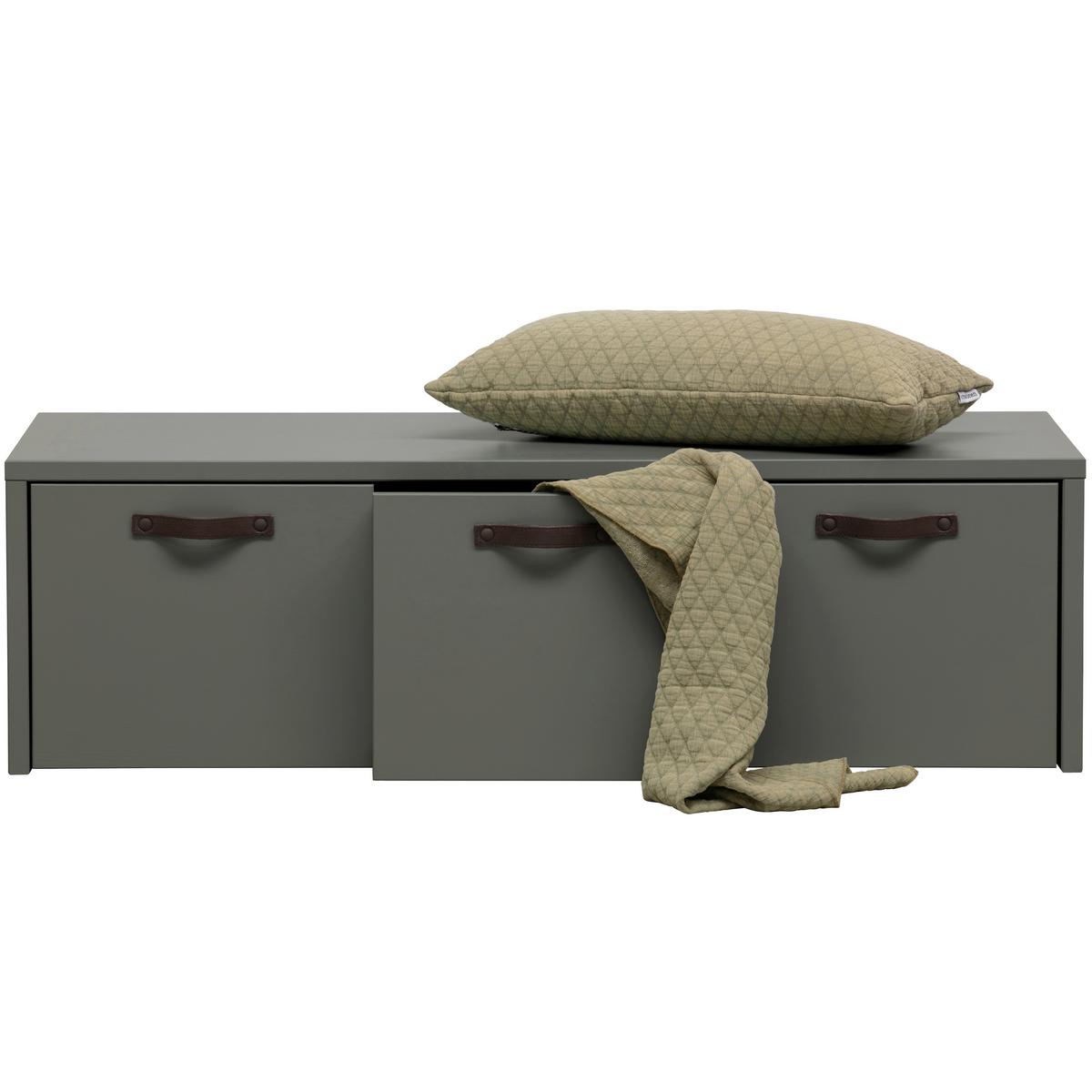 SITZBANK Stage Grün B: 120cm - Grün, Design, Holz (120/36/50cm) - Livetastic