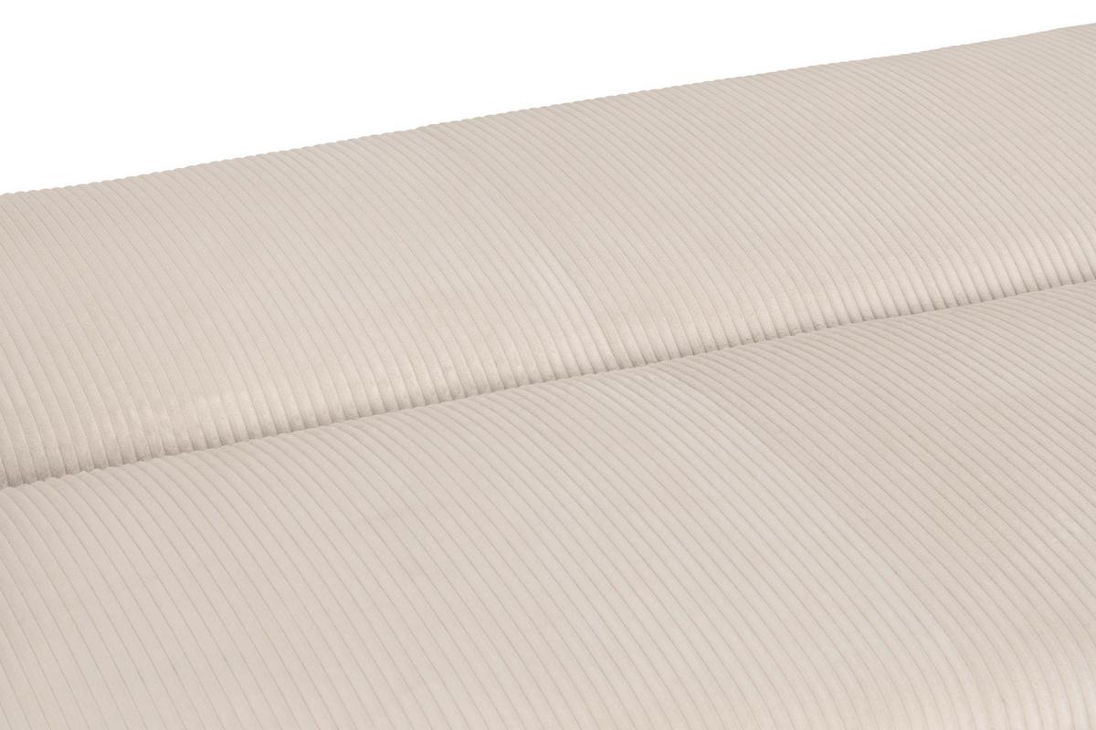 Kanapéágy Como - krémszínű, Design, textil (193/81/92cm) - Livetastic