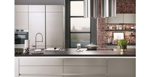 Einbauküche Indiana Frei Planbar Modern, Grifflos - Anthrazit/Weiß, MODERN, Holzwerkstoff - Vertico