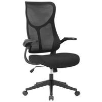 Otočná stolička ROXY - čierna, Design, kov/drevo (63/106-114/68cm) - Mömax