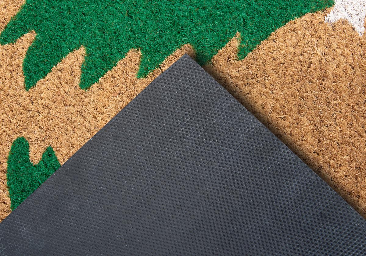 Kokosmatte Mix Mats Decorpinetrees 45x75 - Hellbraun/Dunkelgrün, KONVENTIONELL, Naturmaterialien (45/75cm)