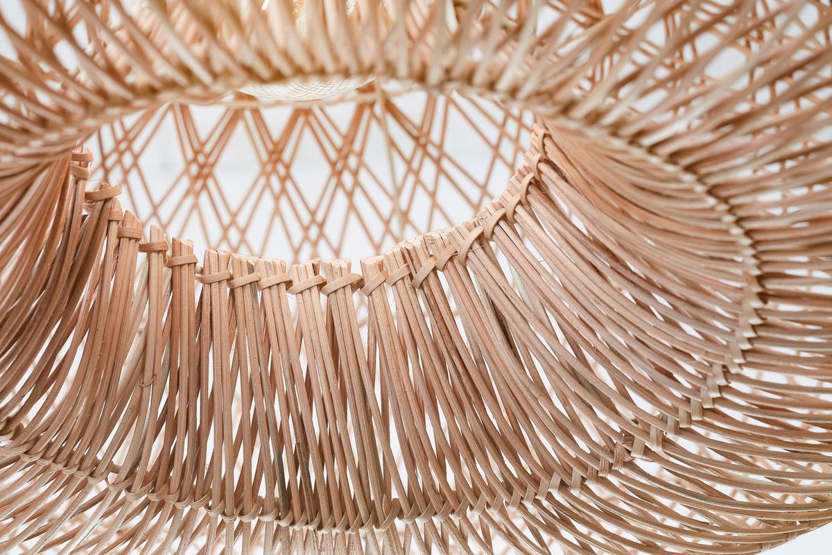 Hängeleuchte Arizona - Naturfarben, Basics, Holz (70/34cm) - Good & Mojo