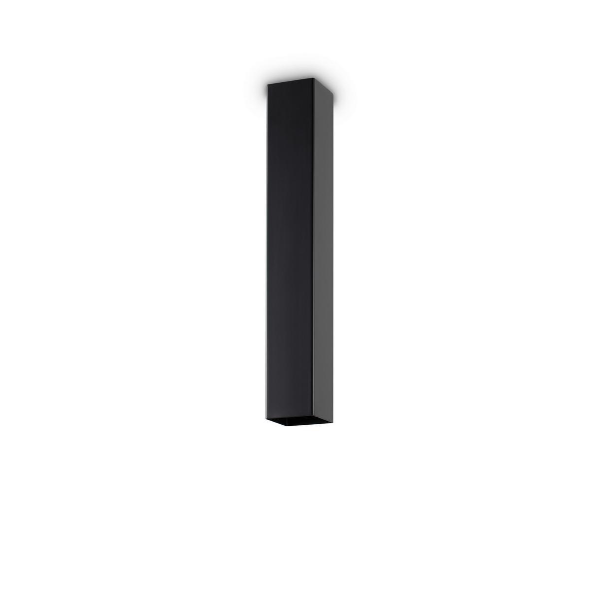 LED-Deckenleuchte Sky L: 6 cm 1-Flammig Quadratisch - Schwarz, KONVENTIONELL, Metall (6/40/6cm) - Ideal Lux