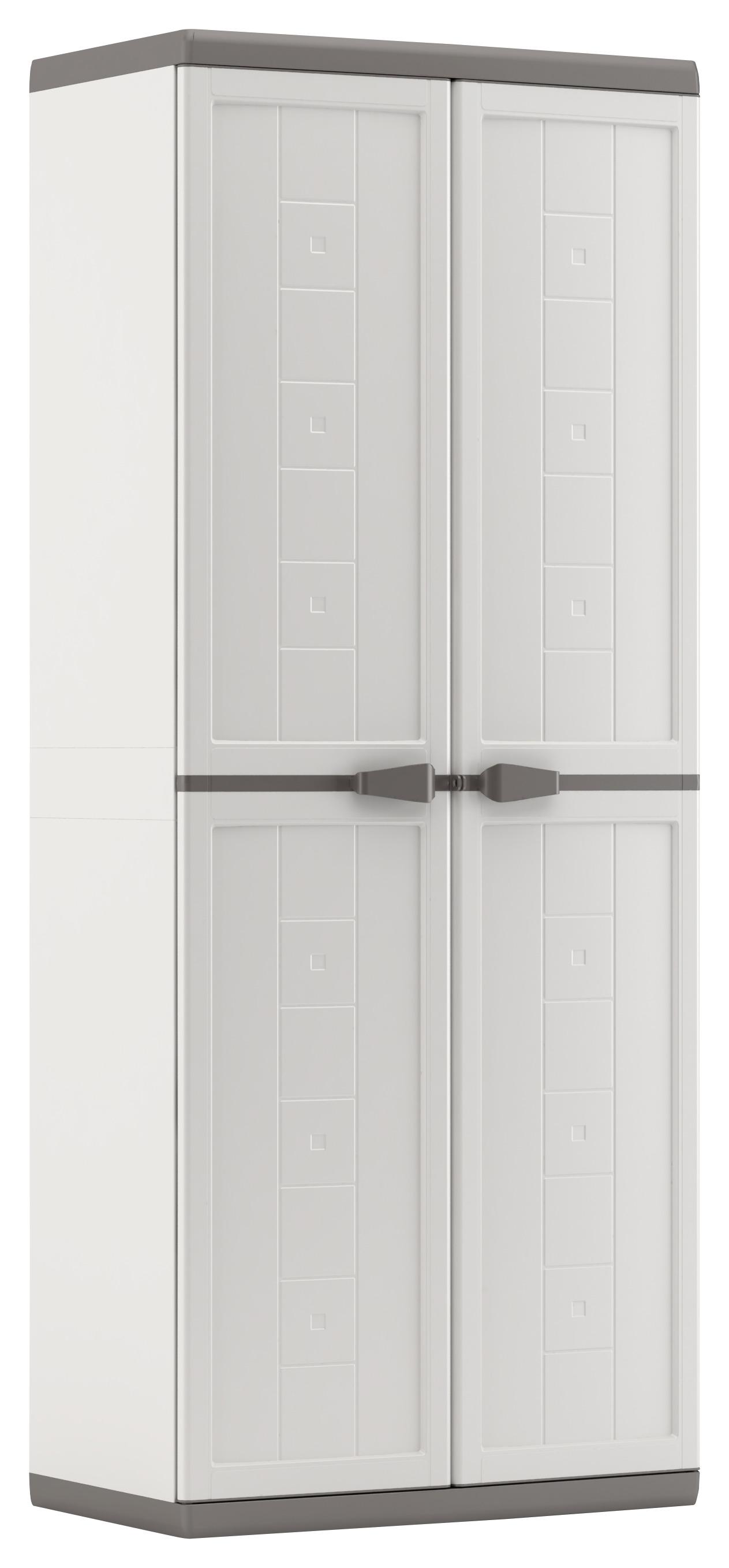 Plastová Skříň Jolly Utility - světle šedá/antracitová, Konvenční, plast (68/166/39cm)