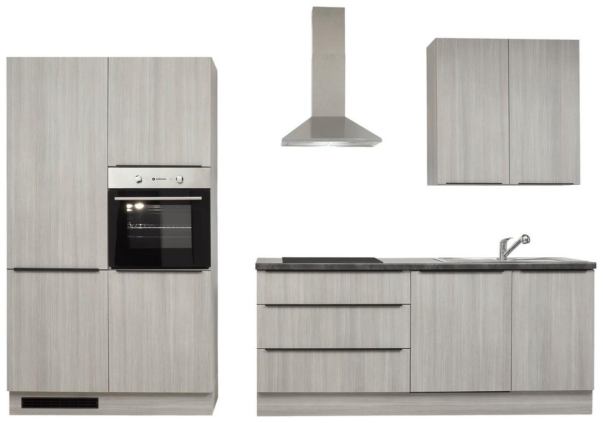 Küchenblock Landzeit Pinienfarben B: 320 cm - Anthrazit/Pinienfarben, Design, Holzwerkstoff (320cm) - MID.YOU