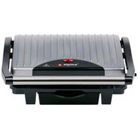 Kontaktgrill Contact Grill 230v 1000w Silve - Schwarz, Basics, Metall (31/26/10,5cm)