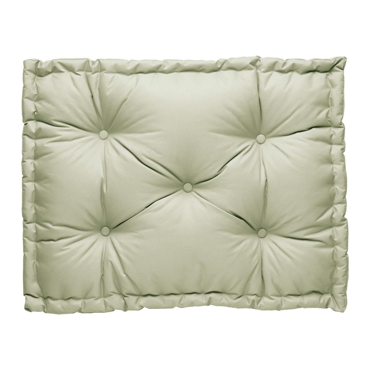 PODUŠKA NA PALETU DODO - šalvějově zelená, Konvenční, textil (80/60/12cm) - Mömax