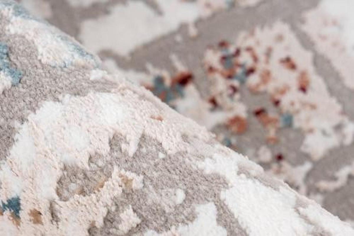 Webteppich Grau/Rosa 120x180 cm - Rosa/Grau, Design, Textil (120/180cm) - Kayoom