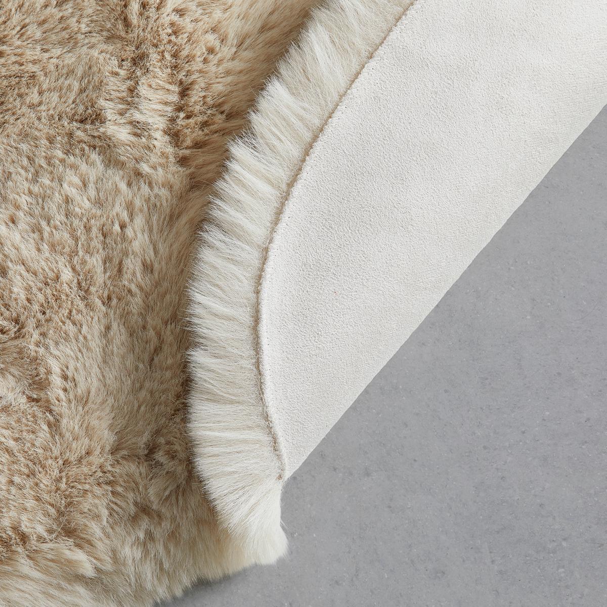 UMĚLÁ KOŽEŠINA BOB - bílá/hnědá, Lifestyle, textil (60/90cm) - Mömax