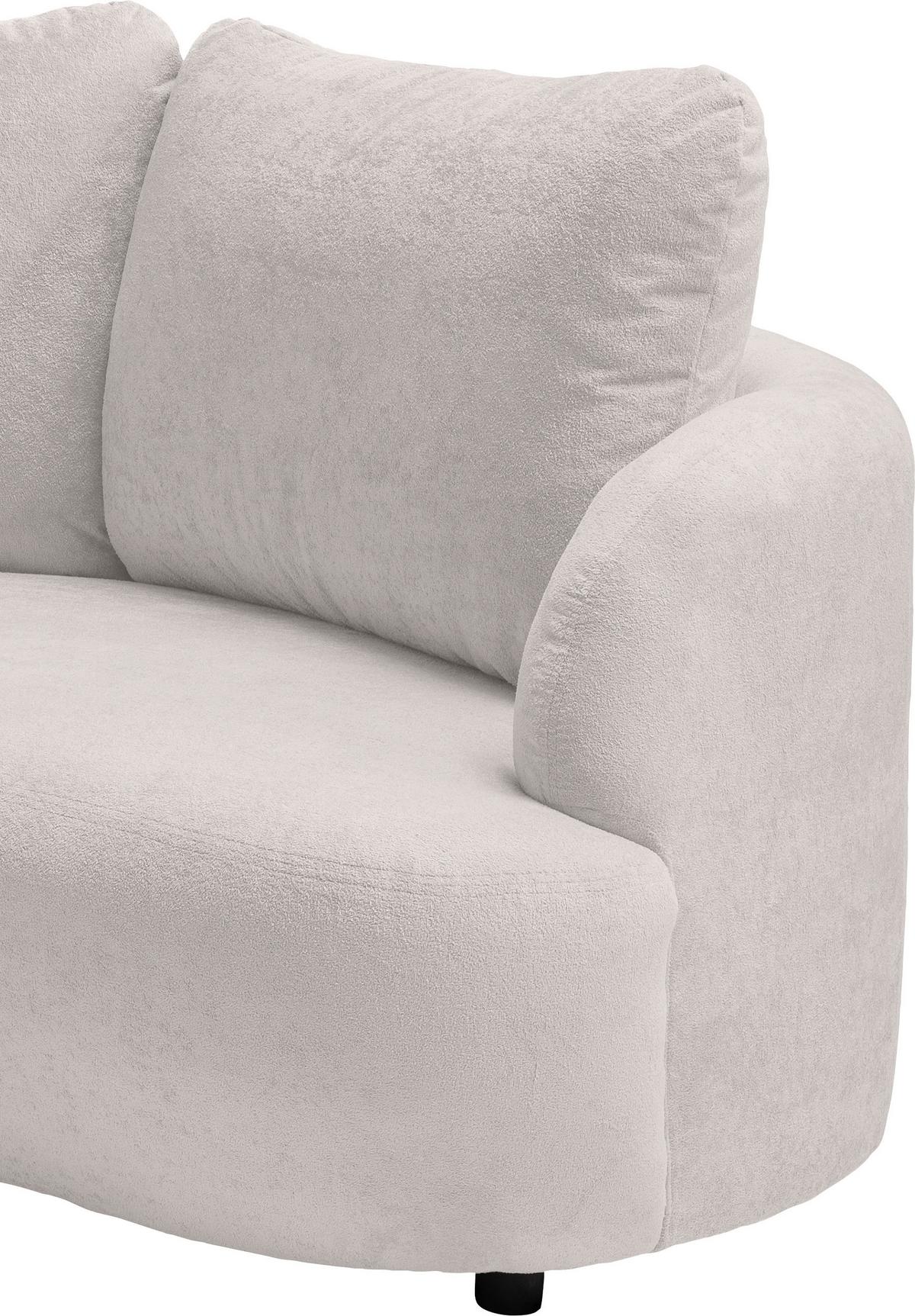 Ecksofa Doppo, Beige S: 250x139 cm - Beige/Schwarz, MODERN, Textil (250/139cm) - Livetastic