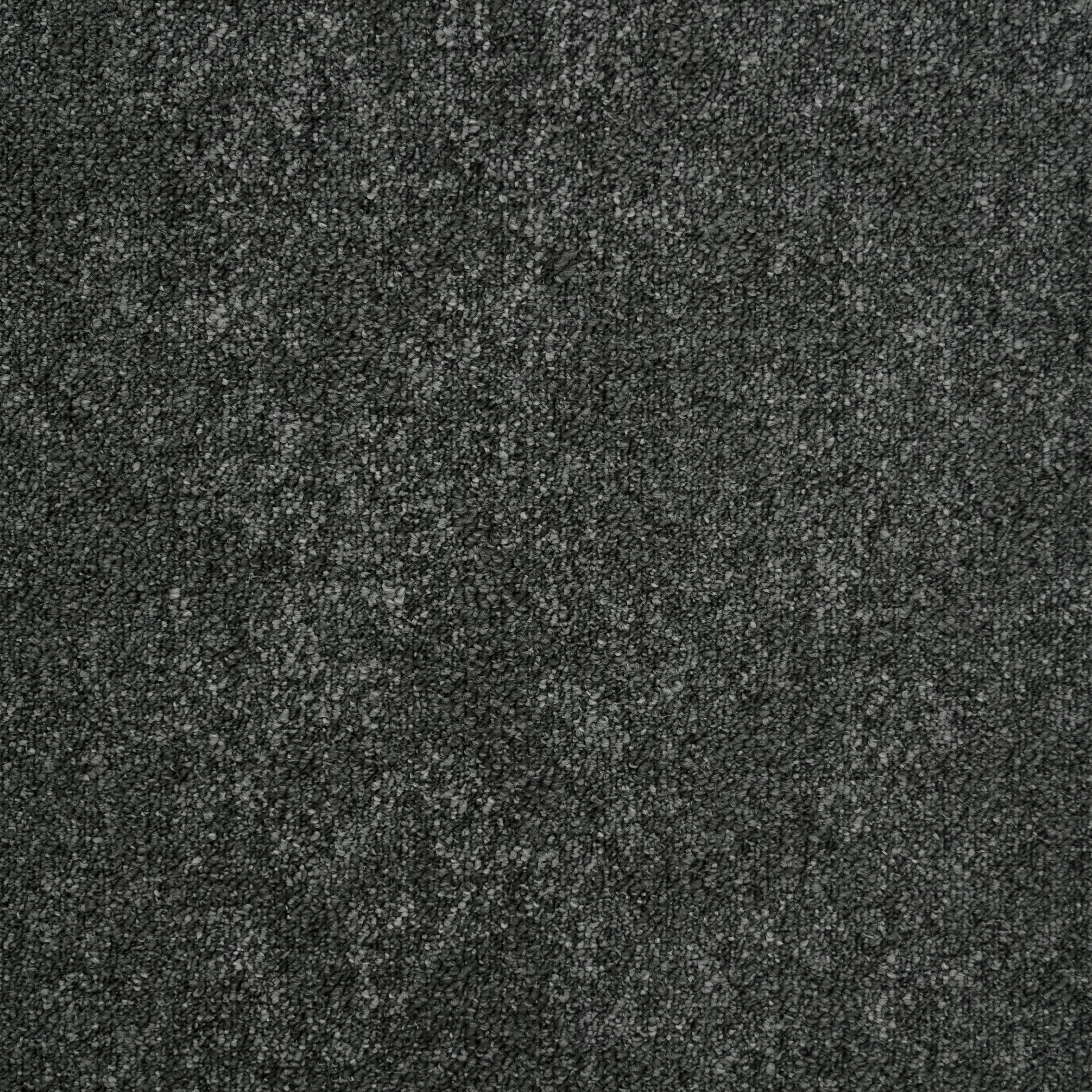 Teppichfliese Grau Marble 50x50 Cm Florhöhe 3 Mm - Grau, Basics, Textil (50/50cm)