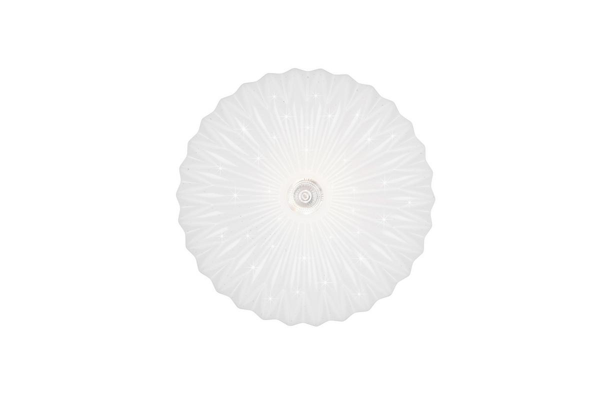 LED-Deckenleuchte Ataris Weiß D: 38 cm - Weiß, Trend, Kunststoff (38/7cm)