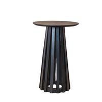 Couchtisch Leon Braun/schwarz, 40 Cm - Schwarz/Braun, MODERN, Holz/Metall (40/40/58cm) - MID.YOU