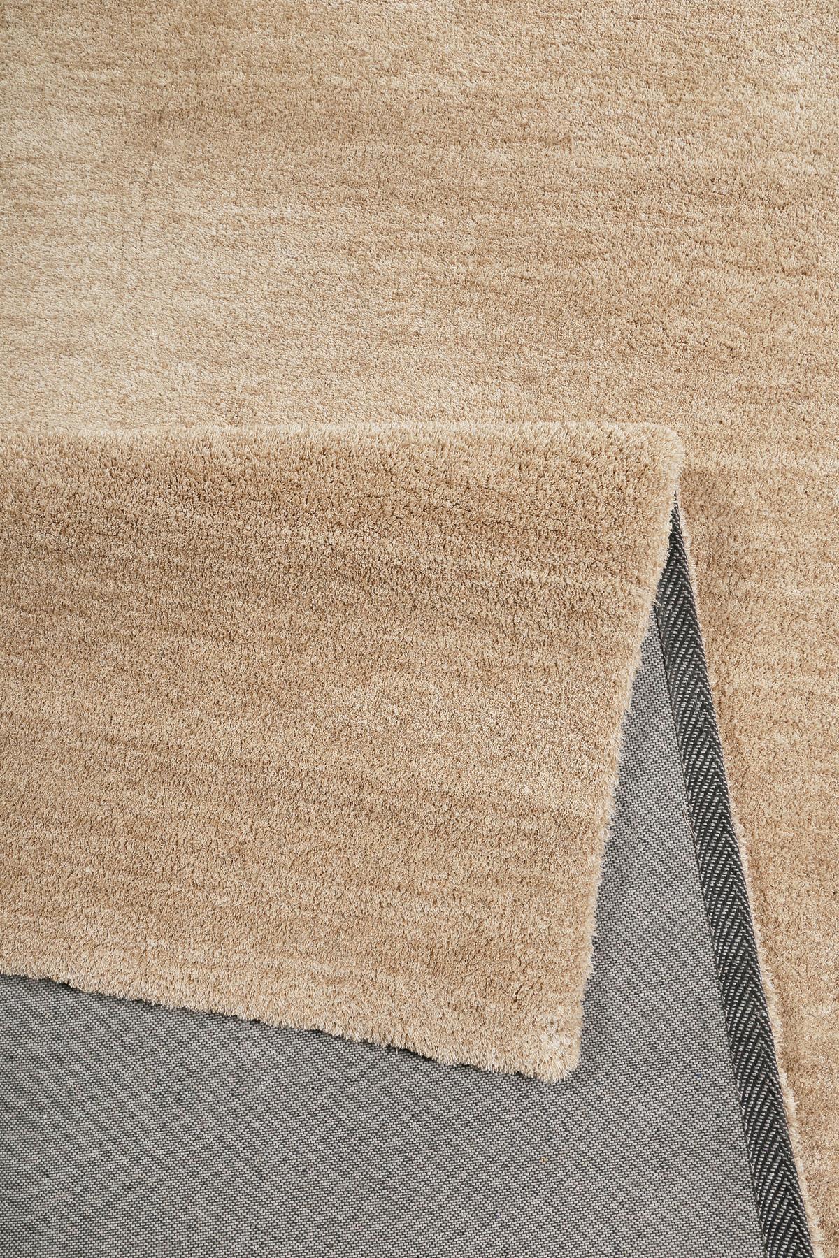 Hochflor Teppich Hellbraun Loft 130x190 cm - Hellbraun, KONVENTIONELL, Textil (130/190cm) - Esprit