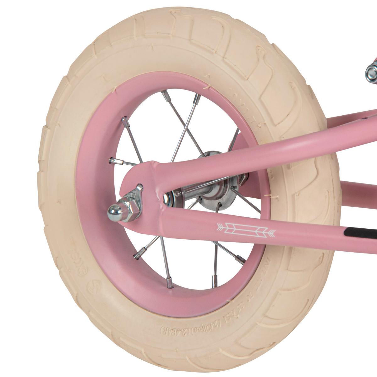 Kinderfahrrad Vintage Pink, 10 Zoll - Pink, Basics, Metall (46.5/54/75cm)