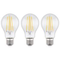 LED žiarovka E27, 7W - číra/hliníková, kov/sklo (6/10,6cm) - Mömax