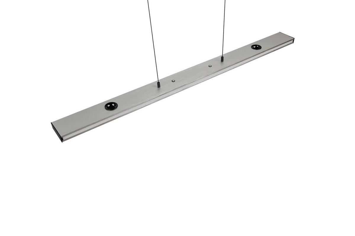 LED-Pendelleuchte 353010107 Graham - Weiß/Nickelfarben, Design, Kunststoff/Metall (109/9/200cm) - Trio Leuchten
