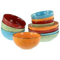 Schüsselset Nature Multicolor 12-teilig - Multicolor, Basics, Keramik - Creatable