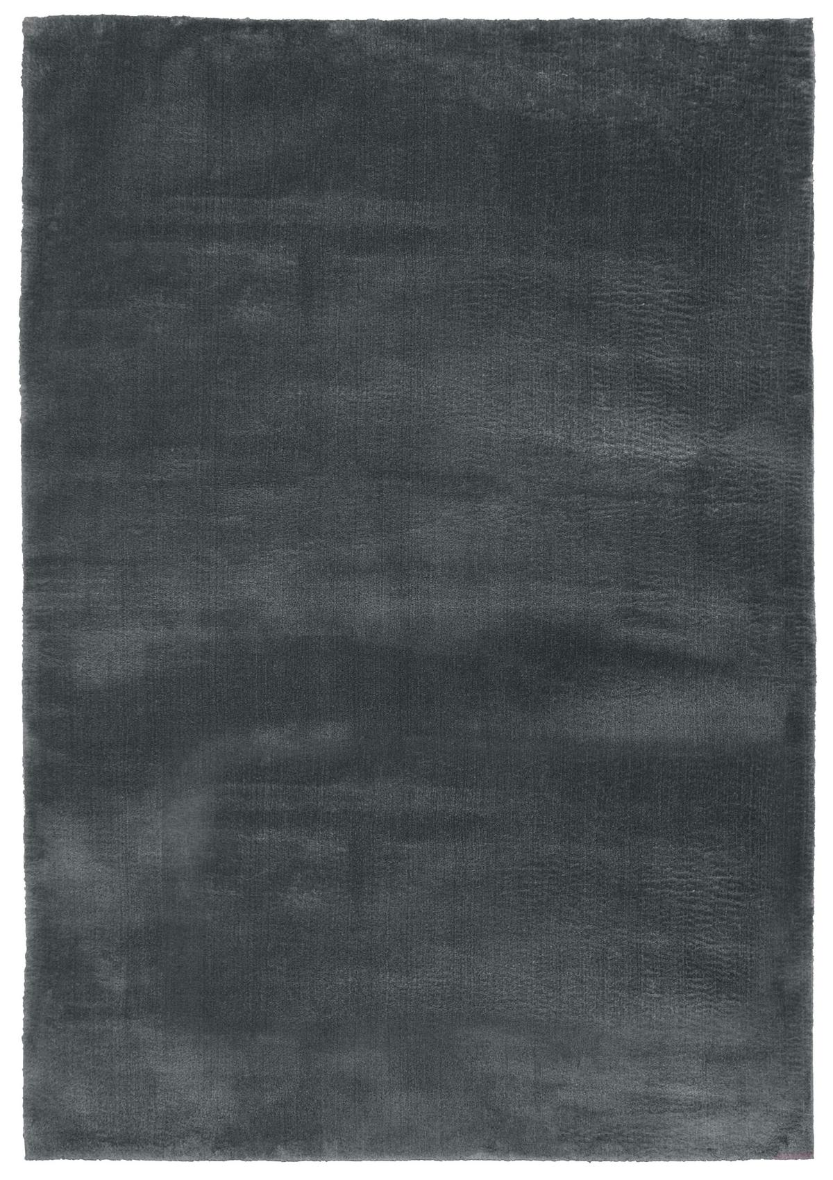 Koberec s vysokým vlasom Nemo 1, 60/110cm, antracitová - antracitová, Basics, textil (60/110cm) - Mömax