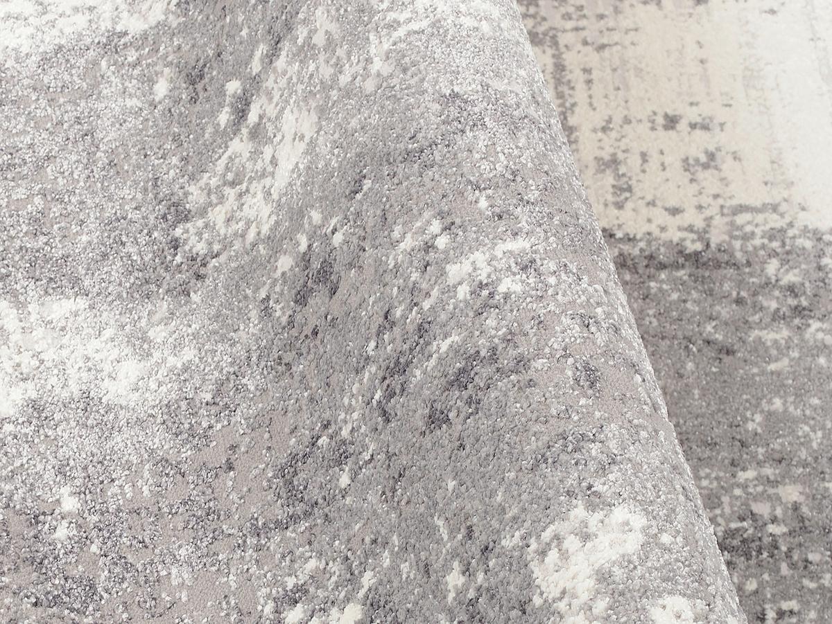 Webteppich Grau Limoges 65x130 cm - Grau, Design, Textil (65/130cm) - Novel