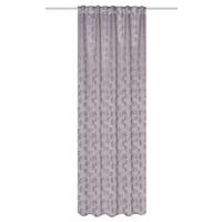 Fertigvorhang Gingko - Grau, Trend, Textil (135/245cm)