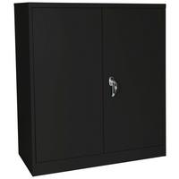 Aktenschrank Color As B: 90 Cm Abschließbar - Schwarz, Basics, Metall (90/105/40cm) - MID.YOU