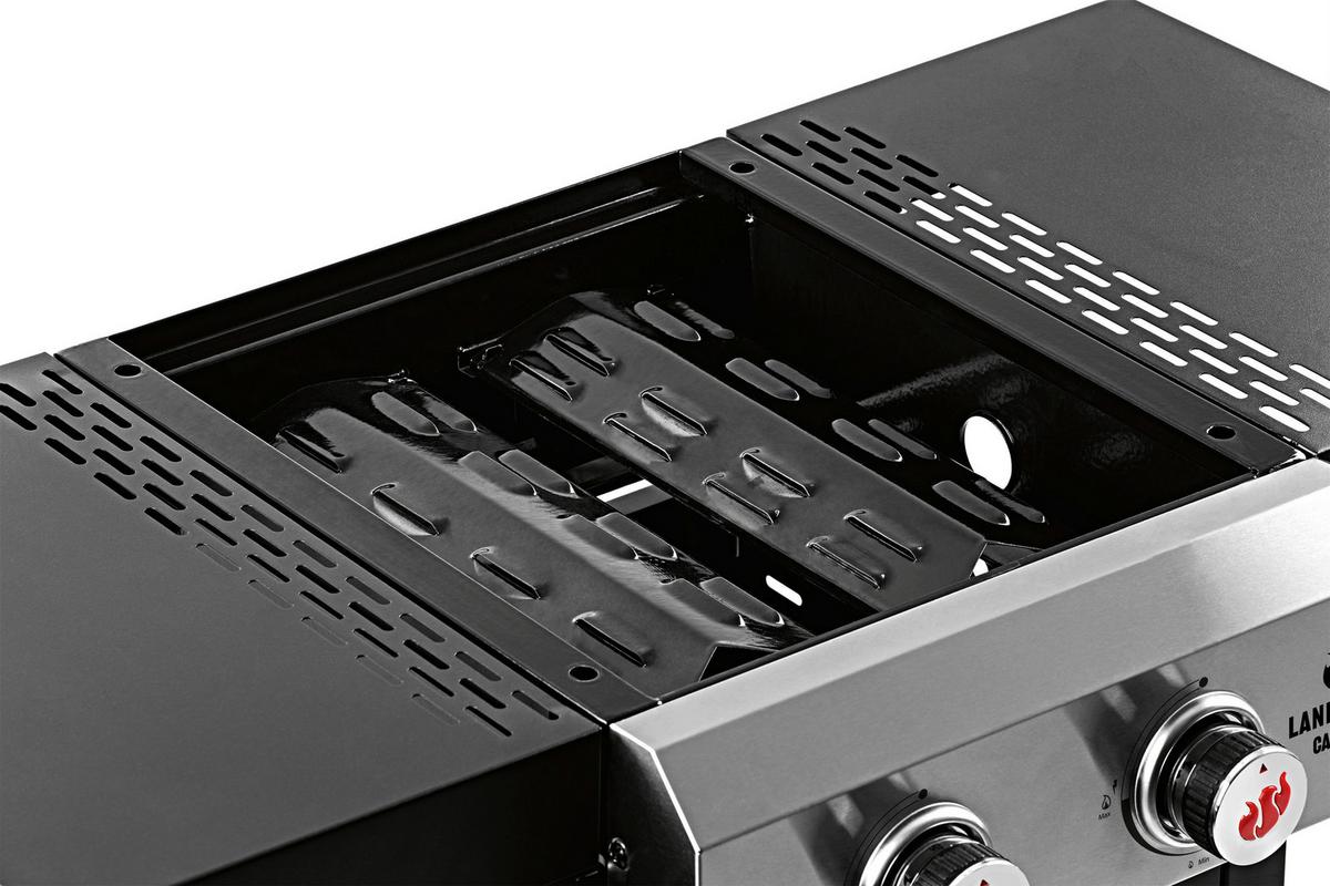 Gasgrill Landmann Gasgrill Caliano 2.0 - Chromfarben/Schwarz, Basics, Metall (98/58/105cm)